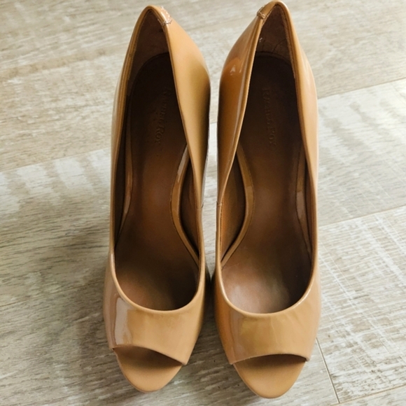 Rachel Roy Peep Toe Patent Leather Pumps - Picture 5 of 16